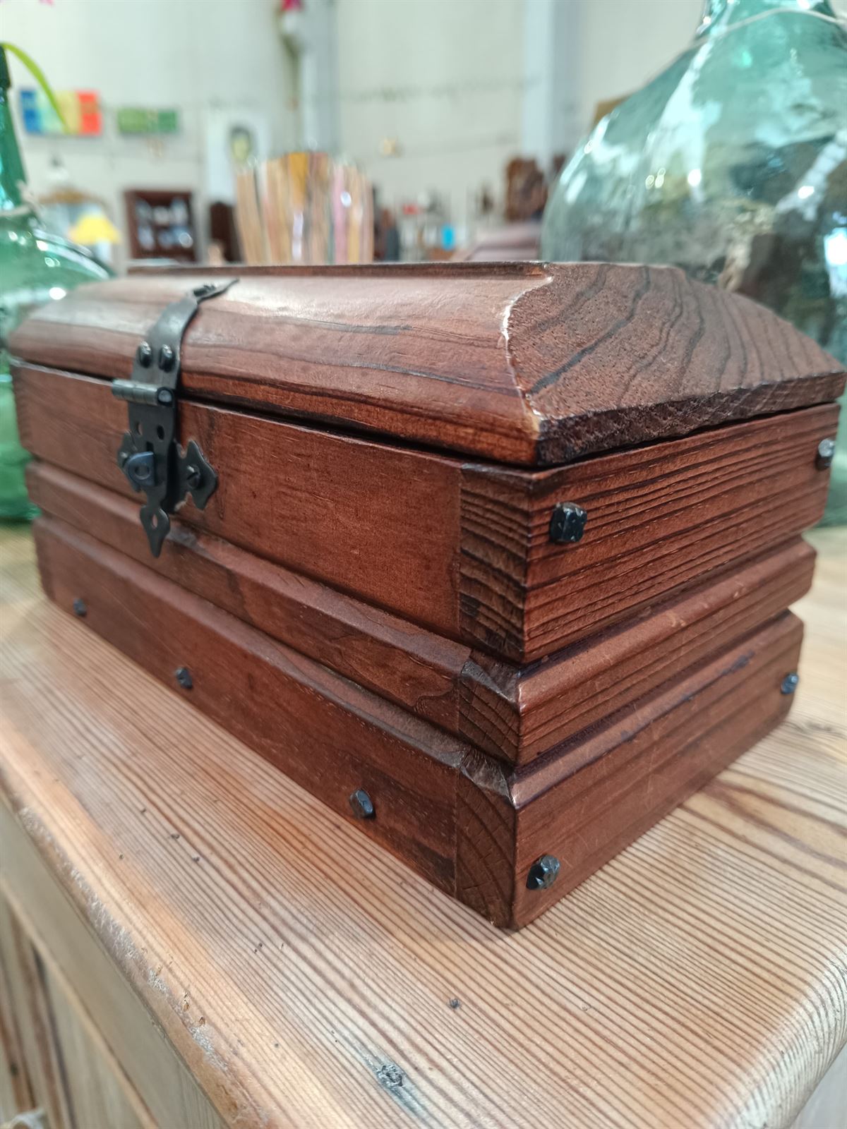 Caja cofre de madera - Imagen 3