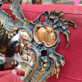Espejo ornamentado de bronce - Imagen 2