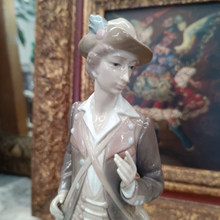 Figura Lladró caballero de porcelana - Imagen 2