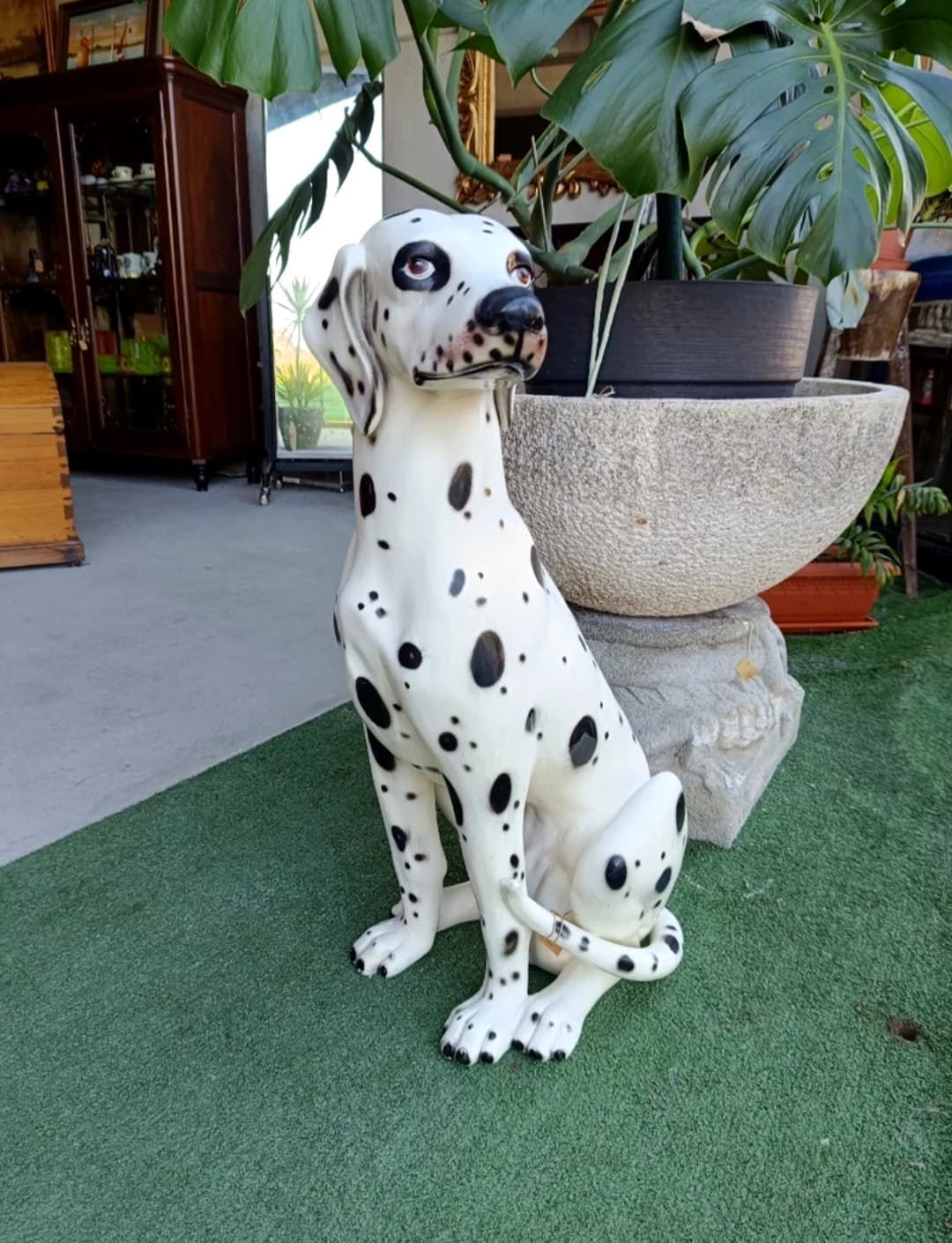 Figura perro dálmata de cerámica - Imagen 1