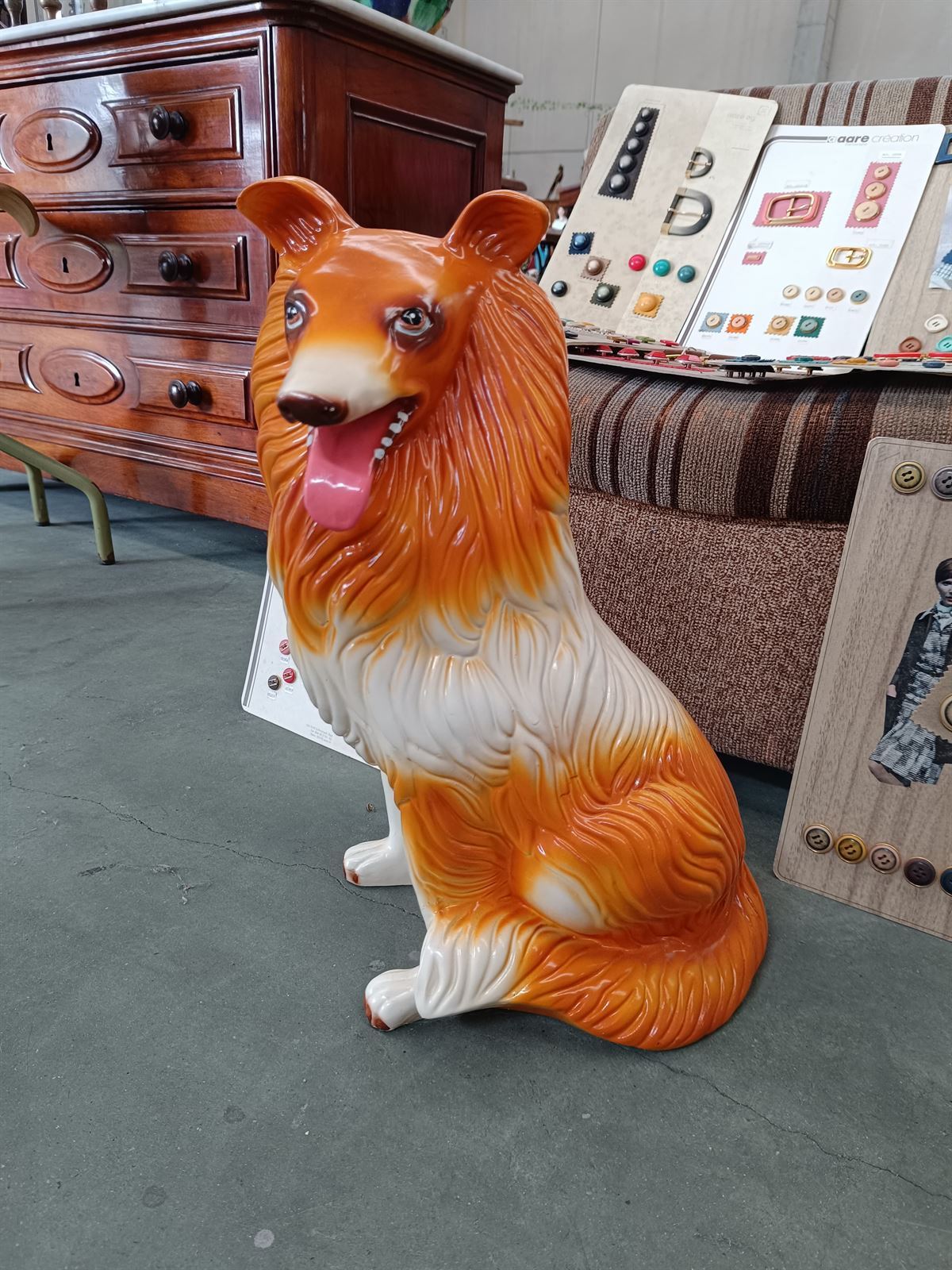 Figura perro de cerámica - Imagen 1