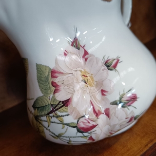 Jarra cerámica VP S.XX de flores - Imagen 2