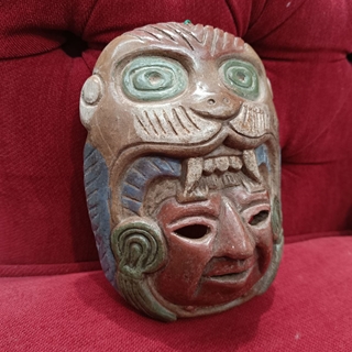 Máscara ceremonial arte popular México - Imagen 2