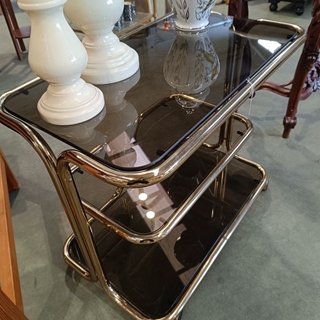 Mesa auxiliar camarera años 70 - Imagen 2