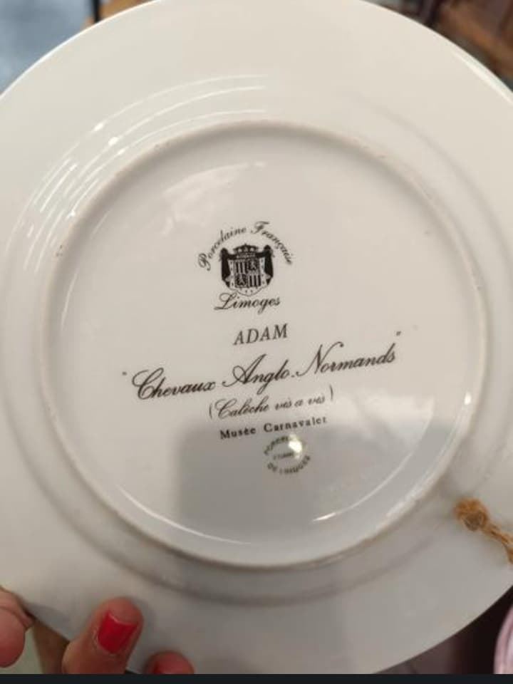 Plato Limoges Adam - Imagen 5