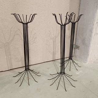 Portamaceta de metal años 50 - Imagen 2